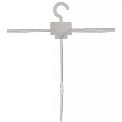 Lampki świąteczne 180 LED nano kurtyna 1,7x1,5m ciepła biel 8 programów IP44 EMOS (D3EW02)